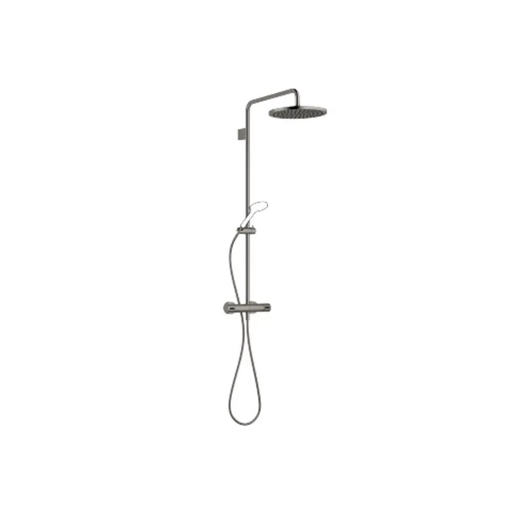 DORNBRACHT Shower Pipe mit Brause-Thermostat SERIENSPEZIFISCH 34460979 Dark Platinum gebürstet, 34460979-99 Galeriebild 1